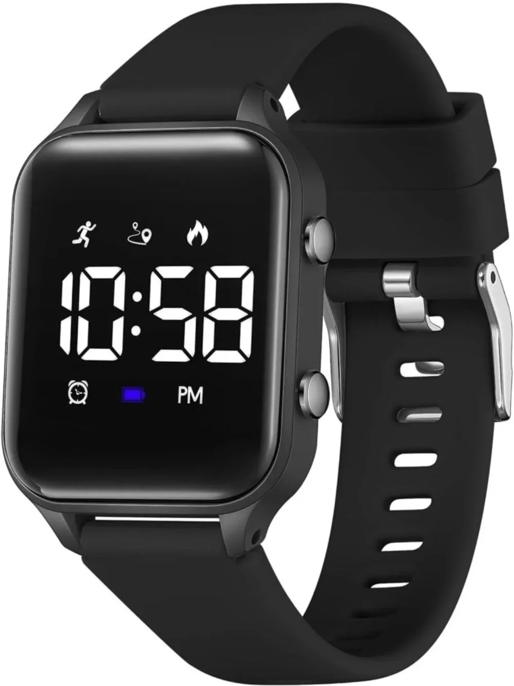 Waterproof Kids Digital Sports Watch with Fitness Tracker, Pedometer & Alarm
